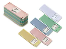 Cutii de expediere pentru lame microscopice, PS, albastre, L 89 x W 29 x H 6 mm, 50 bucăți