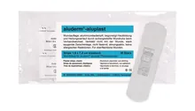 Disp. plasturi adezivi aluderm®-aluplast, pachet de reumplere 30 benzi 7.2 x 1.9 cm