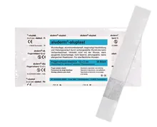 Disp. plasturi adezivi aluderm®-aluplast, pachet de reumplere 20 pansamente pentru vârful degetului 12x2 cm
