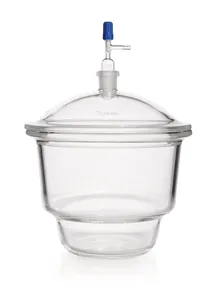 Exicator cu capac cu tubus, 5,8 l, DN 200, set complet tip Novus
