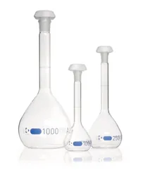 Balon cotat DURAN®-volum., clasa A, certificat de lot, 2000 ml, gradație albastră