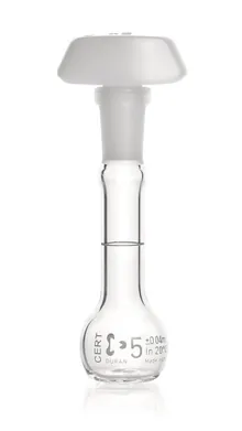 Balon cotat DURAN®-volumetric, cl. A, certificat individual, 5ml, gradație albastră