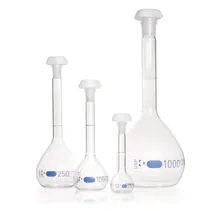 Balon cotat, cl. A, USP<31>, DURAN®, Sticlă transparentă, șlif standard NS 12/21
