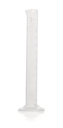 Cilindru gradat DURAN®-meas., cl.B, gradații albe, 10 ml, gradații 1 ml, formă înaltă