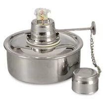 Lampă de spirt, din oțel de înaltă calitate, Ø 100 mm, înălțime 65 mm, 85 ml