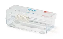 Dispenser bandă ROTI®-Tape-marking, sticlă acrilică, pt. role cu lungimea 12.7 m