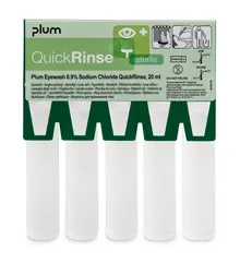 Fiole pentru spălarea ochilor QuickRinse, șervețele pentru curățarea rănilor QuickClean, 5 unitate(ăți)