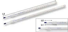 Termometru de precizie cu șlif, L 318 mm, -10 - +150°C,, 1 bucată(bucăți)