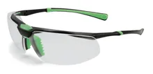 Ochelari de protecție 5X3, negru/verde, clari, cu strat anti-zgârieturi, 1 buc.
