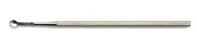 Micro-spatulă lingură, oțel inox 18/10, mâner hexagonal, Ø 5 mm