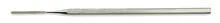 Micro-spatulă, rotundă, oțel inox 18/10, mâner hexagonal, lățime 2 mm, L 140 mm