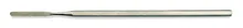 Micro-spatulă, rotundă, oțel inox 18/10, mâner hexagonal, lățime 3 mm, L 140 mm
