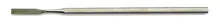 Micro-spatulă, dreaptă, oțel inox 18/10, mâner hexagonal, lățime 4 mm, L 140 mm