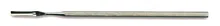 Micro-spatulă pentru pulbere, dreaptă, L 150mm, mâner hexagonal, oțel inox 18/10