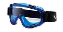 Ochelari de protecție 601, albaștri, cu ventilație indirectă, 1 bucată