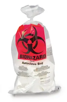 Pungi Sekuroka®-disposal, PP, Biohazard, grosime 50 µm, 300 x 500 mm, 8 l