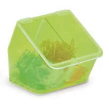 Container de deșeuri de masă, 2 compartimente, verde, 1 bucată