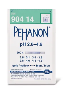 Hârtii indicatoare PEHANON®, cu scară pH imprimată, pH 2.8-4.6, 200 bucăți