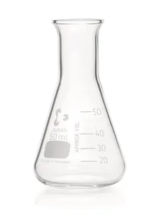 Baloane Erlenmeyer cu gât îngust, gradație DURAN®,, 50 ml, ISO 1773, 10 bucăți