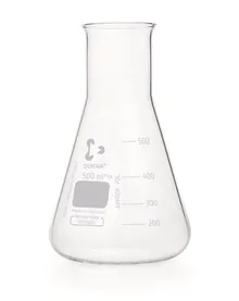 Baloane Erlenmeyer cu gât larg, scală DURAN®,, 500 ml, DIN 24450, 10 bucăți