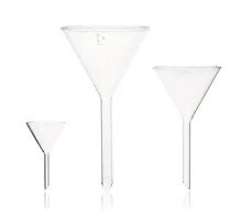 Pâlnie, cu tijă scurtă, DURAN®, Ø exterior margine 70 mm, L tijă 70 mm, 10 bucăți