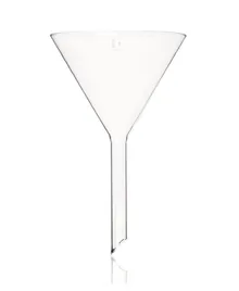 Pâlnie, cu tijă scurtă, DURAN®, Ø exterior margine 200 mm, L tijă 175 mm, 1 bucată