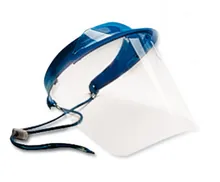 Vizieră de protecție Polysoft, PC, albastru, ultra-ușoară, 1 bucată