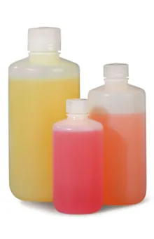 Flacoane fluorurate cu gât îngust, HDPE, etanșe, 500 ml, 12 buc.
