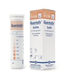 Benzi de testare Quantofix®, sulfit, L 95 x W6 mm, 100 bucăți