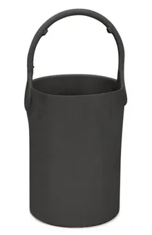 Sekuroka®-bottle găleată de transport, neagră, pentru 2.5 până la sticle de 4 l, H 406 mm