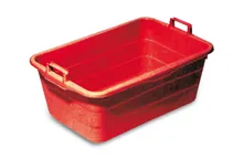 Cuva din plastic, HDPE, roșie, L 800 x W 550 x H 300 mm, 1 bucată