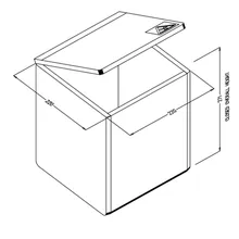 Sekuroka® recipient de deșeuri cu protecție la radiații, Beta, 10 l, 1 bucată