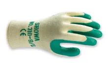 Mănuși multifuncționale mărimea 10 (XL), SHOWA 310 Grip Green, 10 perechi