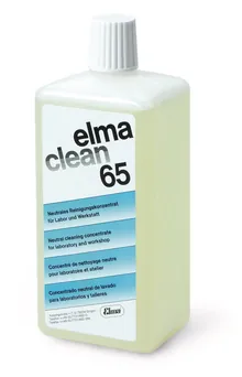 Aparat de curățat cu ultrasunete Elma clean 65, detergent neutru delicat, 1 l, plastic