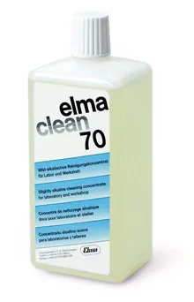 Aparat de curățat cu ultrasunete Elma clean 70, concentrat de curățare alcalin, universal, 1 l