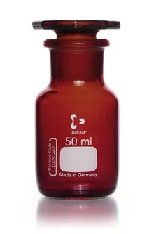 Sticlă de depozitare cu gât larg, dop de sticlă, DURAN®, chihlimbariu, 10000 ml, 1 buc.