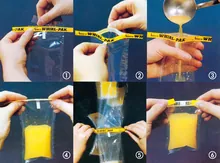 Pungi pentru probe lichide, fără spațiu pentru etichetare, 800 ml, 500 bucăți