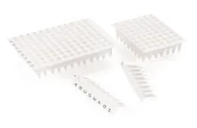 Tăvi Rotilabo®-PCR, cu compartimentare, din PP, fără ramă, 50 bucăți