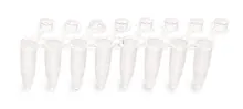 Flacoane de reacție PCR Rotilabo®-8-strip, stripuri PCR, capace individuale plate atașabile