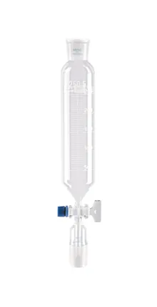 Pâlnie de picurare, cu robinet din sticlă masivă, DURAN®, gradație cilindrică, 500 ml