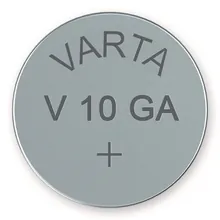Baterie tip buton, V 10 GA, alcalină cu mangan, 1.5 V, 1 bucată