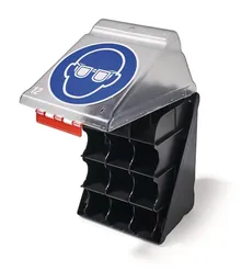 Cutie SEKUROKA®-safety pentru 12 pahare, transparentă, L 236 x A 200 x Î 315 mm