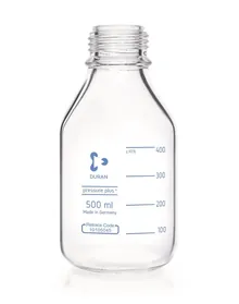 Sticlă cu gât filetat DURAN®-pressure plus, transparentă, 500 ml, 1 bucată(ți)
