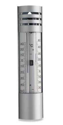 Termometru maxim-minim, carcasă din aluminiu, domeniu de măsurare -30 - +50 °C, 1 bucată(ți)