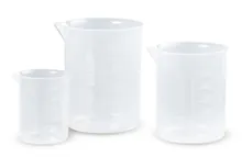 Pahar Berzelius, 1000 ml, PP, scară în relief, 1 bucată