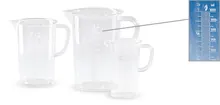 Pahar de măsurare, 500 ml, SAN, transparent, scară în relief, 1 bucată