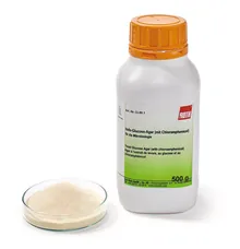 Agar Glucoză cu Drojdie, (cu cloramfenicol), pentru microbiologie, 500 g, plastic