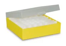 Cutii criogenice Rotilabo®, PP, galben, H 52 mm, 5 buc.