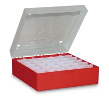 Cutii criogenice Rotilabo®, PP, roșu, H 52 mm, 5 buc.