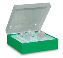 Cutii criogenice Rotilabo®, PP, verde, H 52 mm, 5 buc.